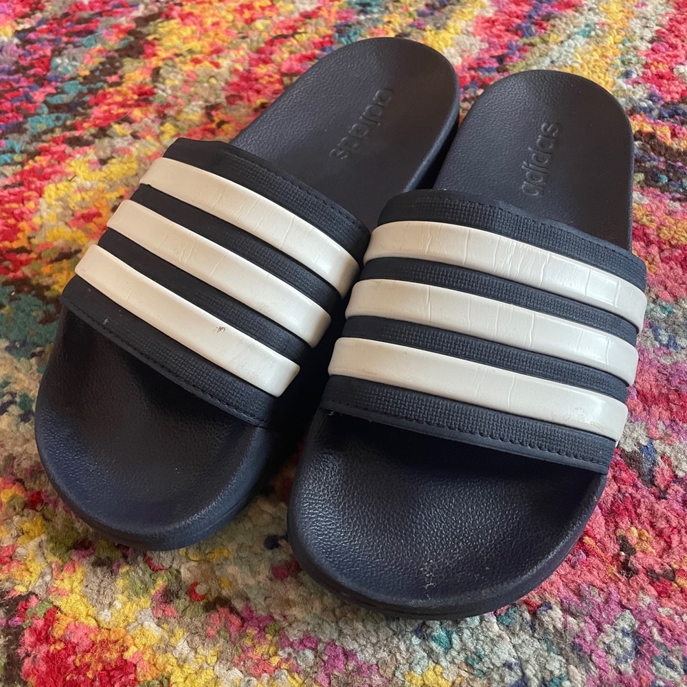 Adidas Adilette Slides Navy Wmns Size 8